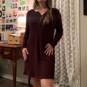 American Eagle Ribbed Sweater Dress